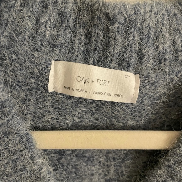 NWOT Oak & Fort Cropped Wool Vest - Picture 3 of 4